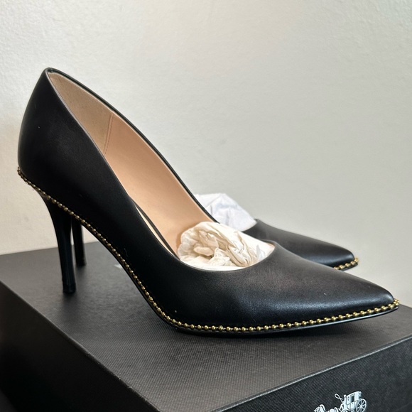 Coach Waverly 85 black pump - Picture 6 of 8